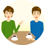 多くの感染者の方が普段どおりの生活を送っています