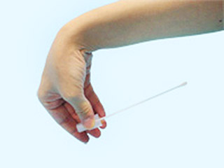 腟分泌液採取キットの使い方 ステップ３