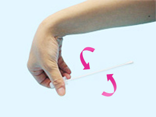 腟分泌液採取キットの使い方 ステップ４