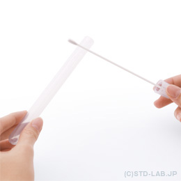 手に持ったワイプチェック