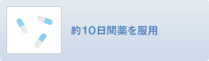 約10日間薬を服用